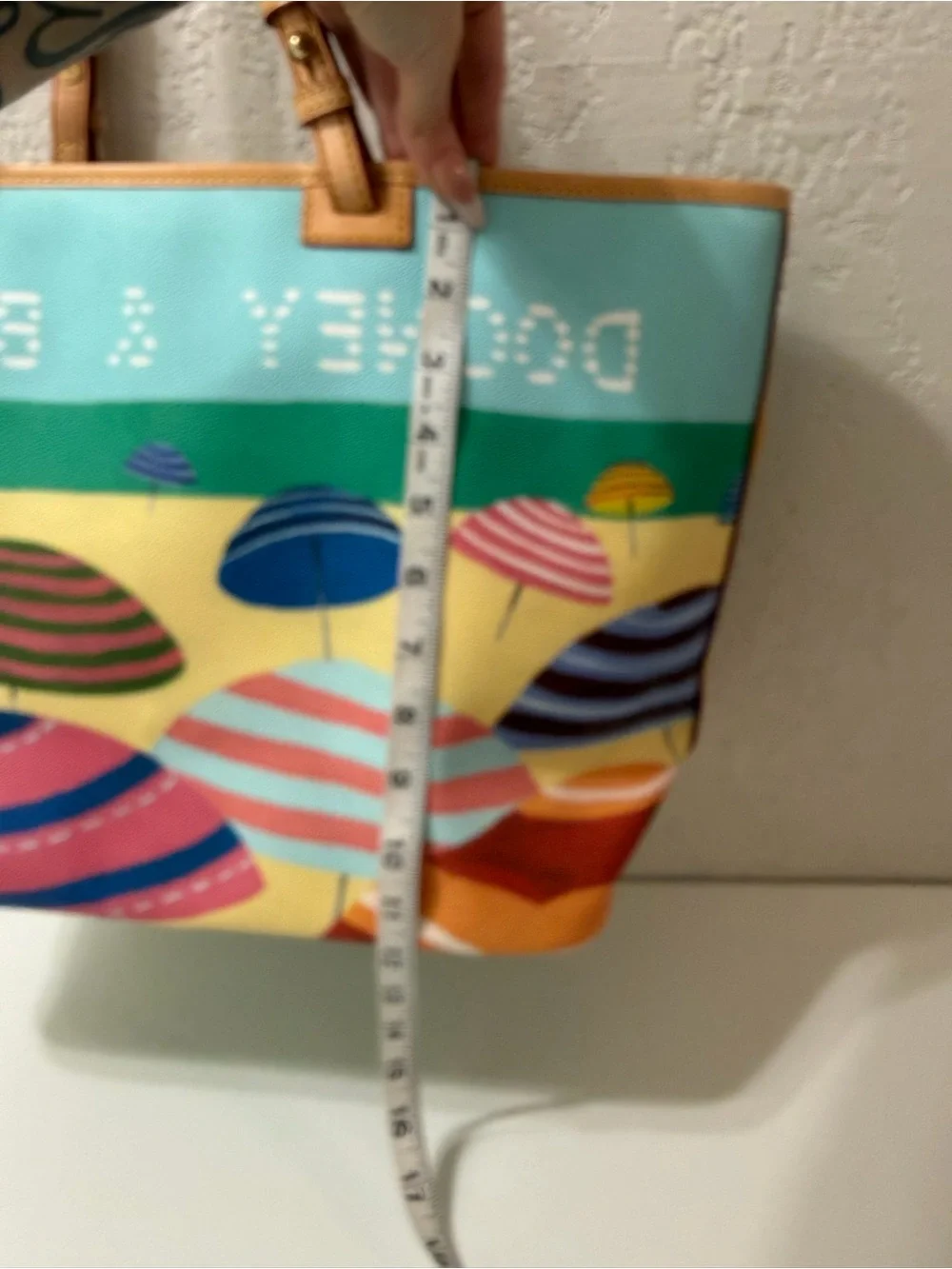 Dooney & Bourke Beach Umbrella Tote Bag